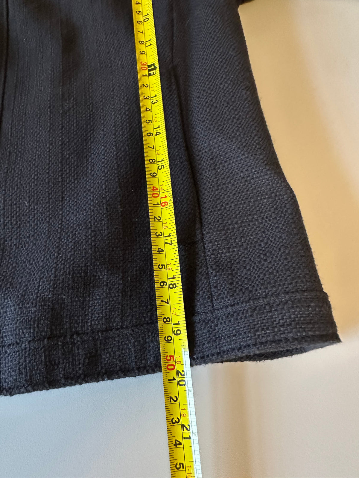 Banana Republic Black Textured Cropped Collarless Jacket | Size 8P