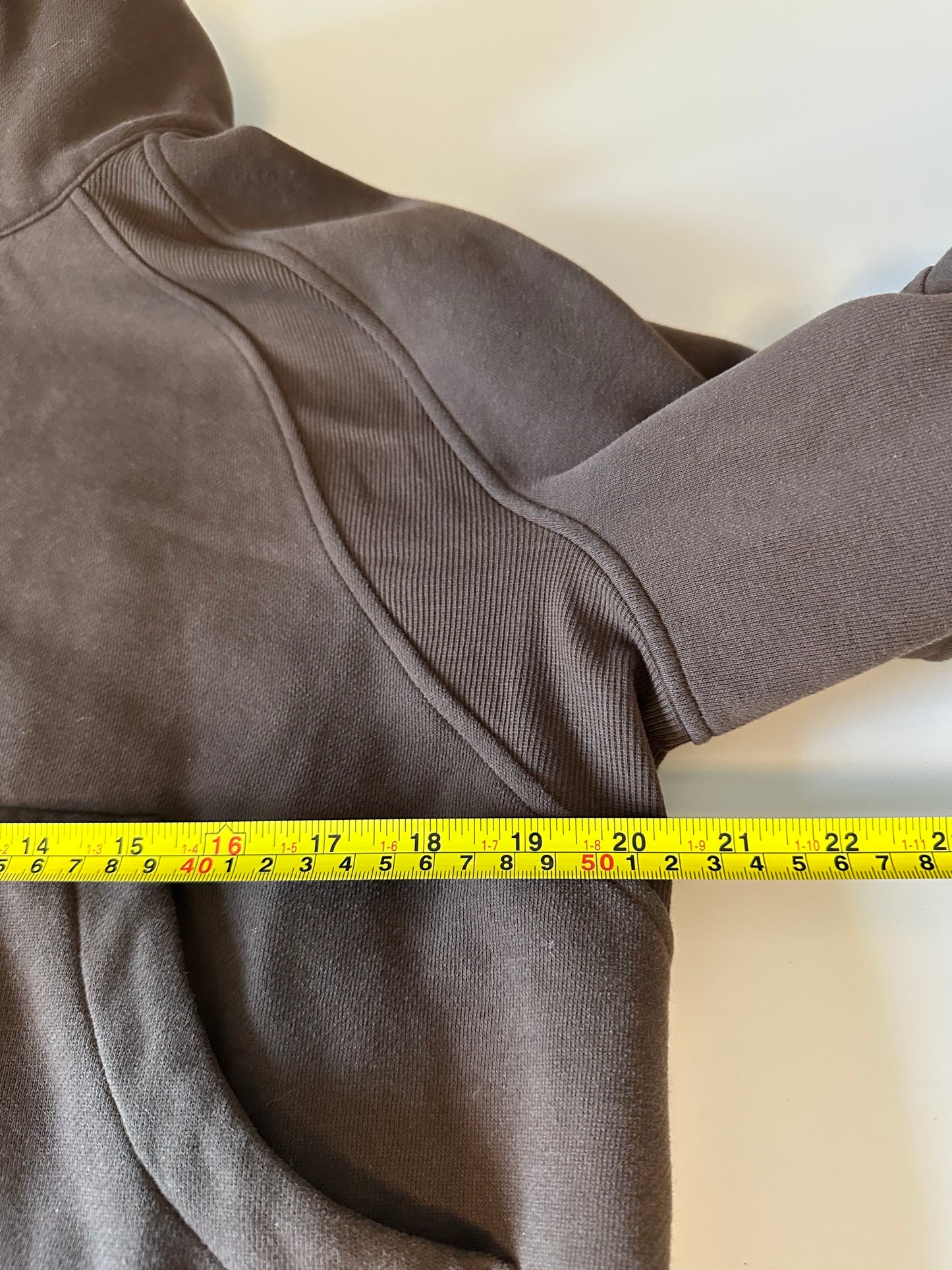 Lululemon Scuba Oversized Half-Zip Hoodie in Java Brown | Size M/L