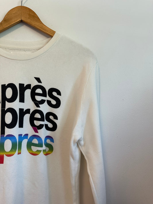 Sol Los Angeles Après Rainbow Graphic Sweatshirt | Size XL