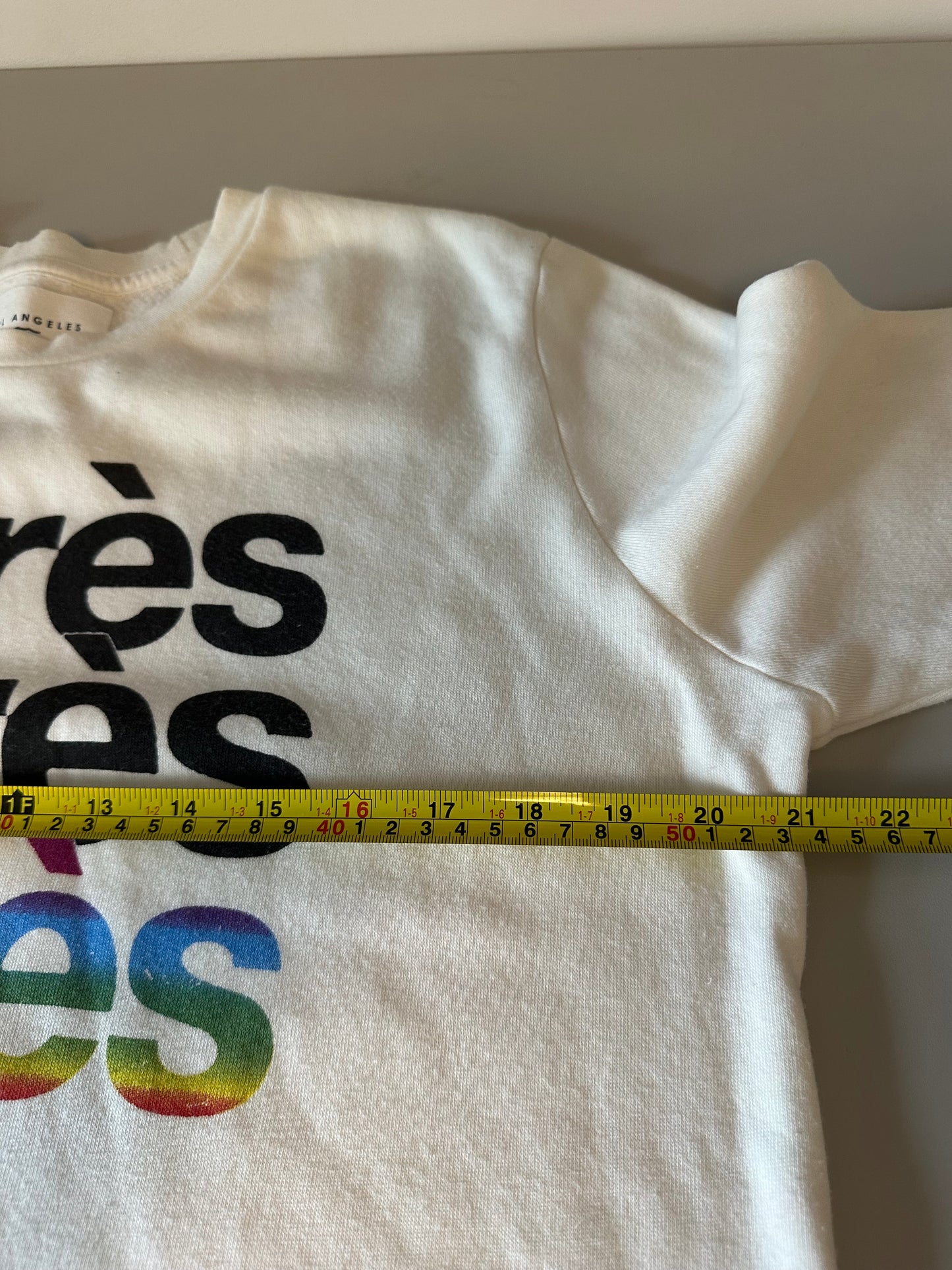 Sol Los Angeles Après Rainbow Graphic Sweatshirt | Size XL
