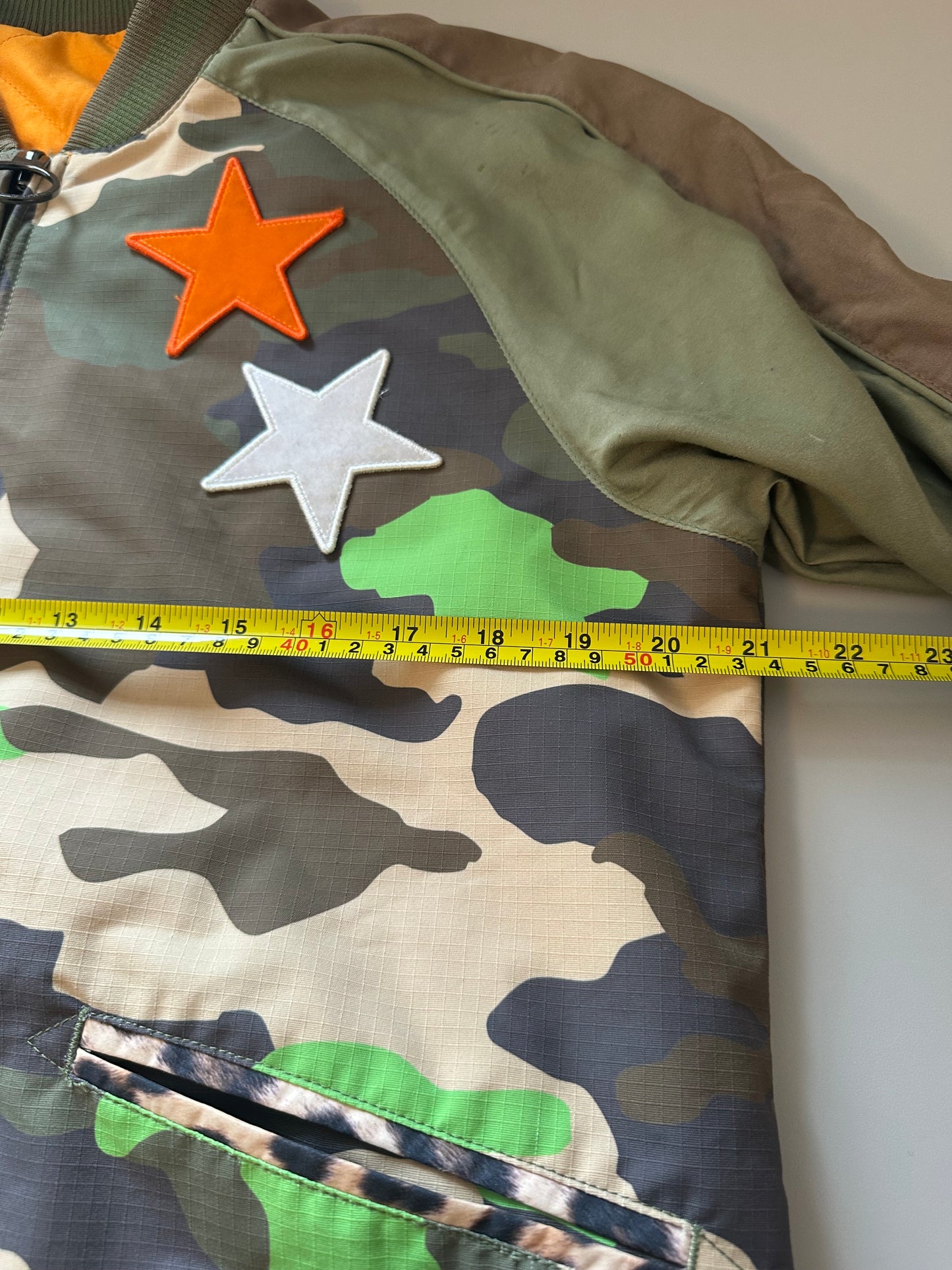 L.A.M.B. Burton Rare Vivienne Dryride Satin Camo Bomber Jacket | Size Small