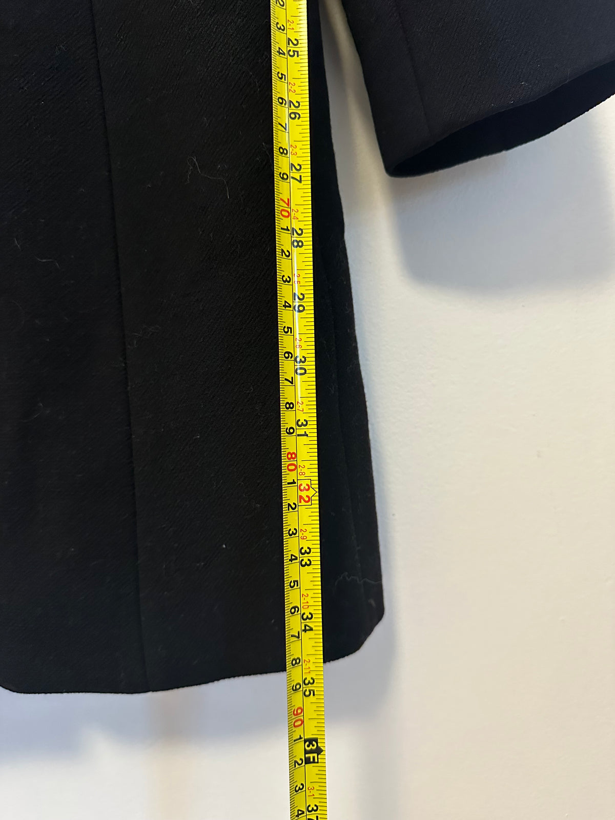 J. Crew Black Wool Blend Funnel Neck 3-Button Insulated Overcoat | Size 6