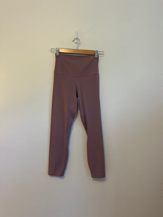 Lululemon Align High-Rise 25" Leggings in Dusty Mauve Purple | Size 4