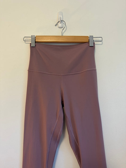 Lululemon Align High-Rise 25" Leggings in Dusty Mauve Purple | Size 4