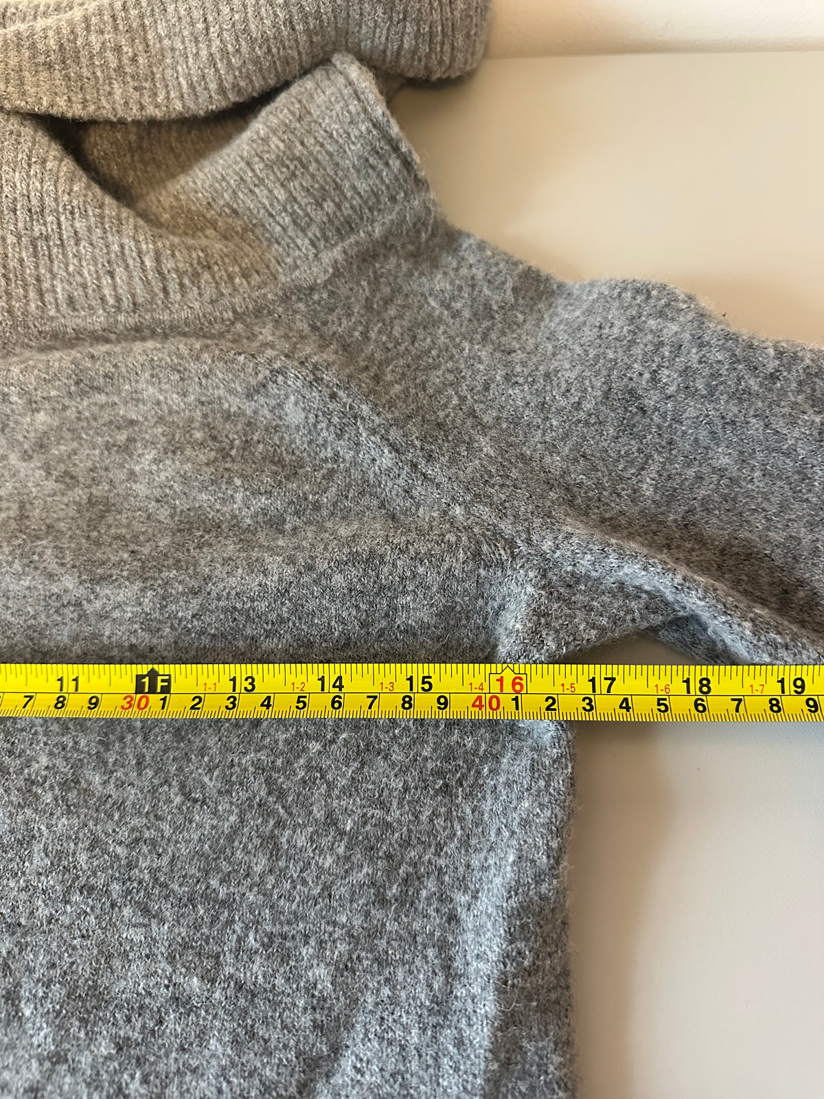 J. Crew Gray Merino Wool Alpaca Blend Cowl Neck Sweater | Size Medium