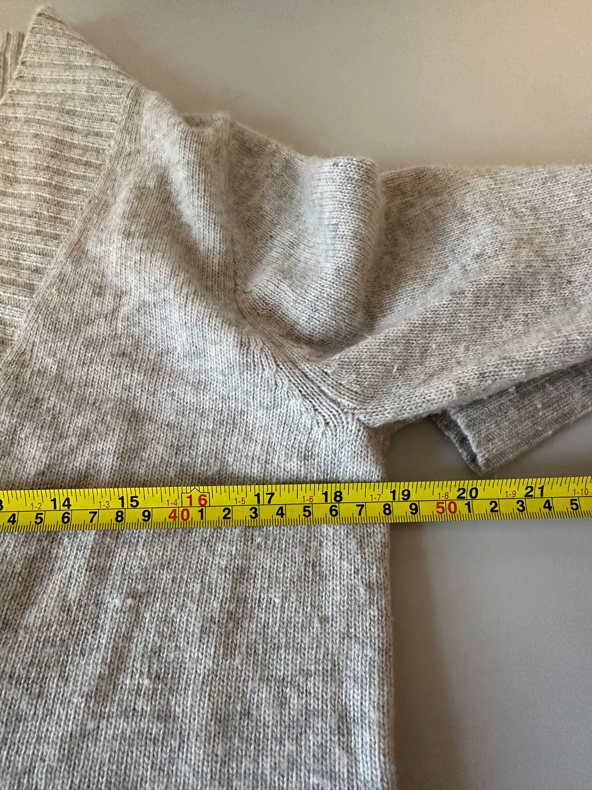 J. Crew Gray Wool and Cashmere Shawl Collar Cardigan Sweater | Size Medium