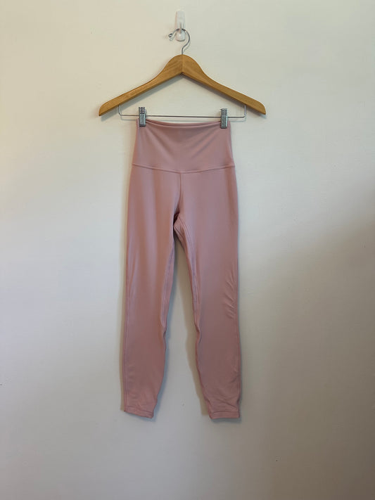 Lululemon Align High Rise 25" Leggings in Pink | Size 4