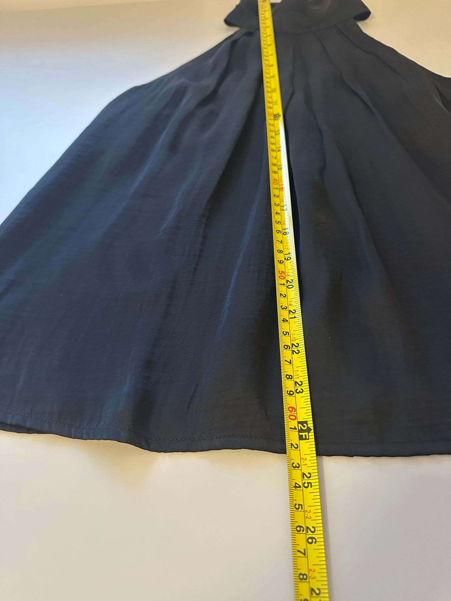 Banana Republic Swing Pleated Halter Tank Top in Black | Size XXS