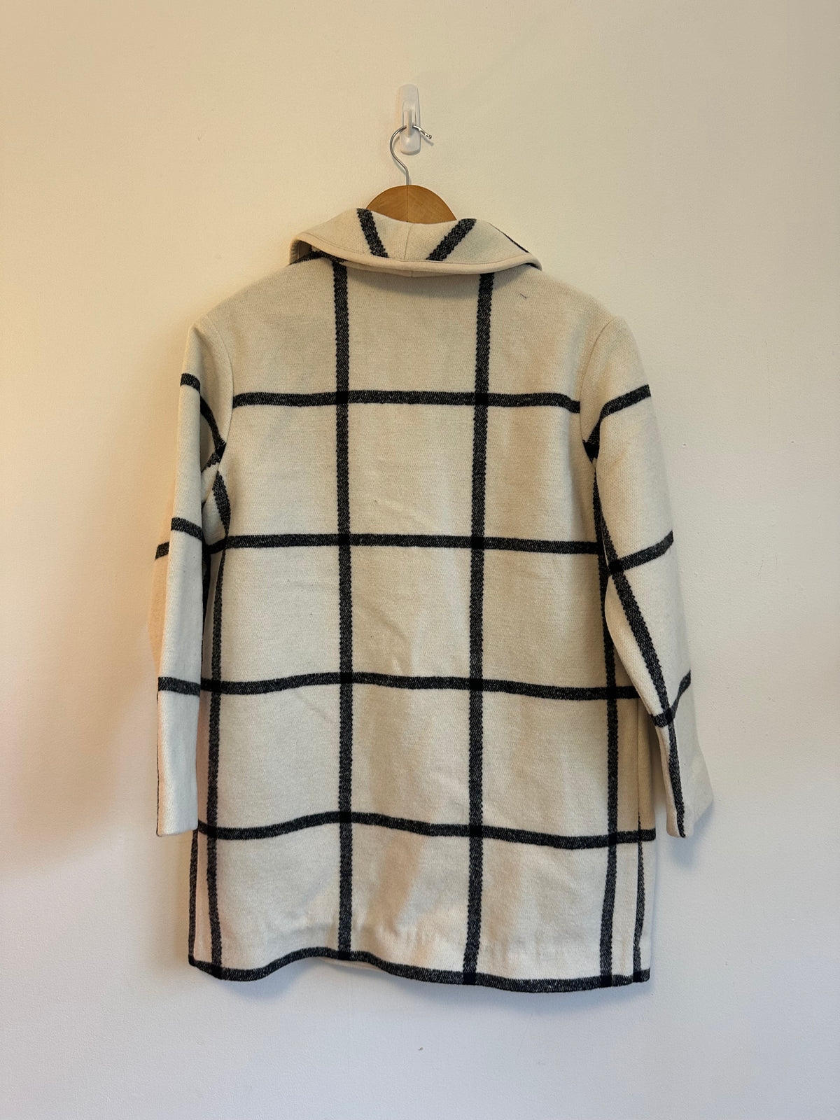 NWT Marine Layer Liverpool Oversized Plaid Shawl Collar Coat | Size Small