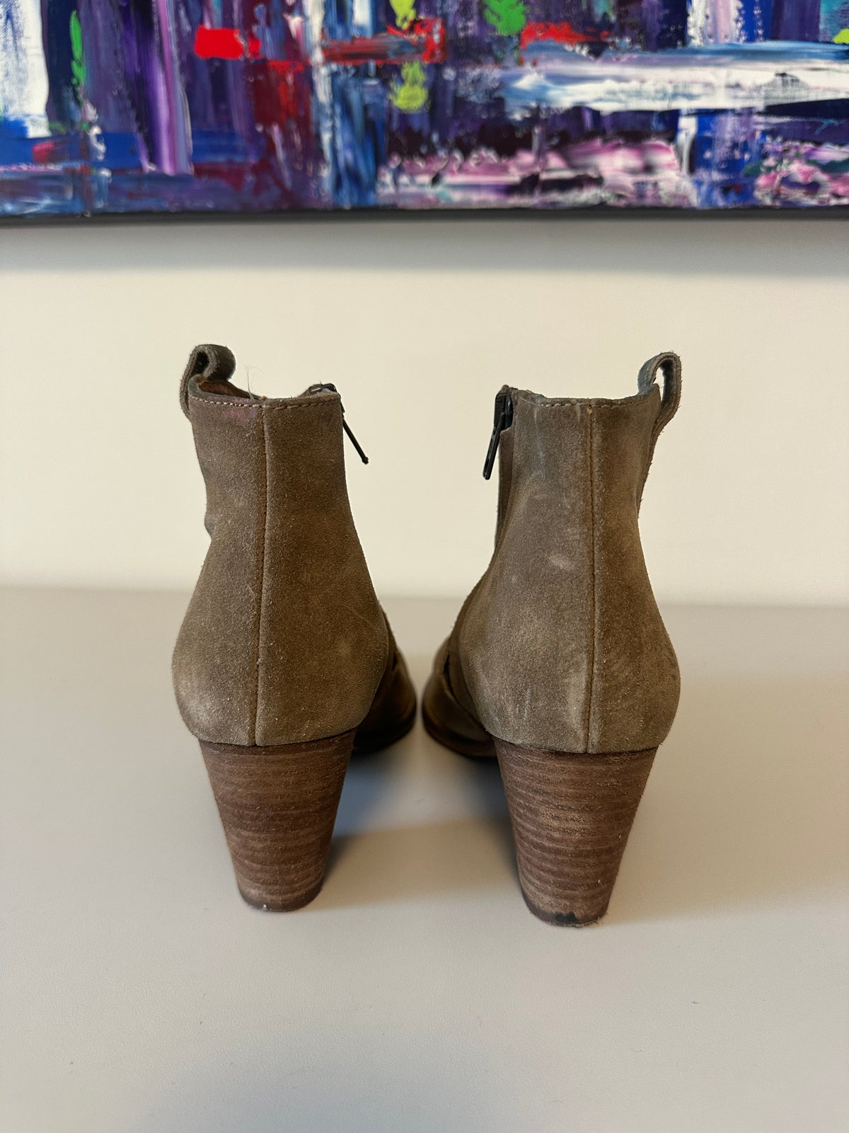 Madewell Brown Suede Ankle Boots | Size 7