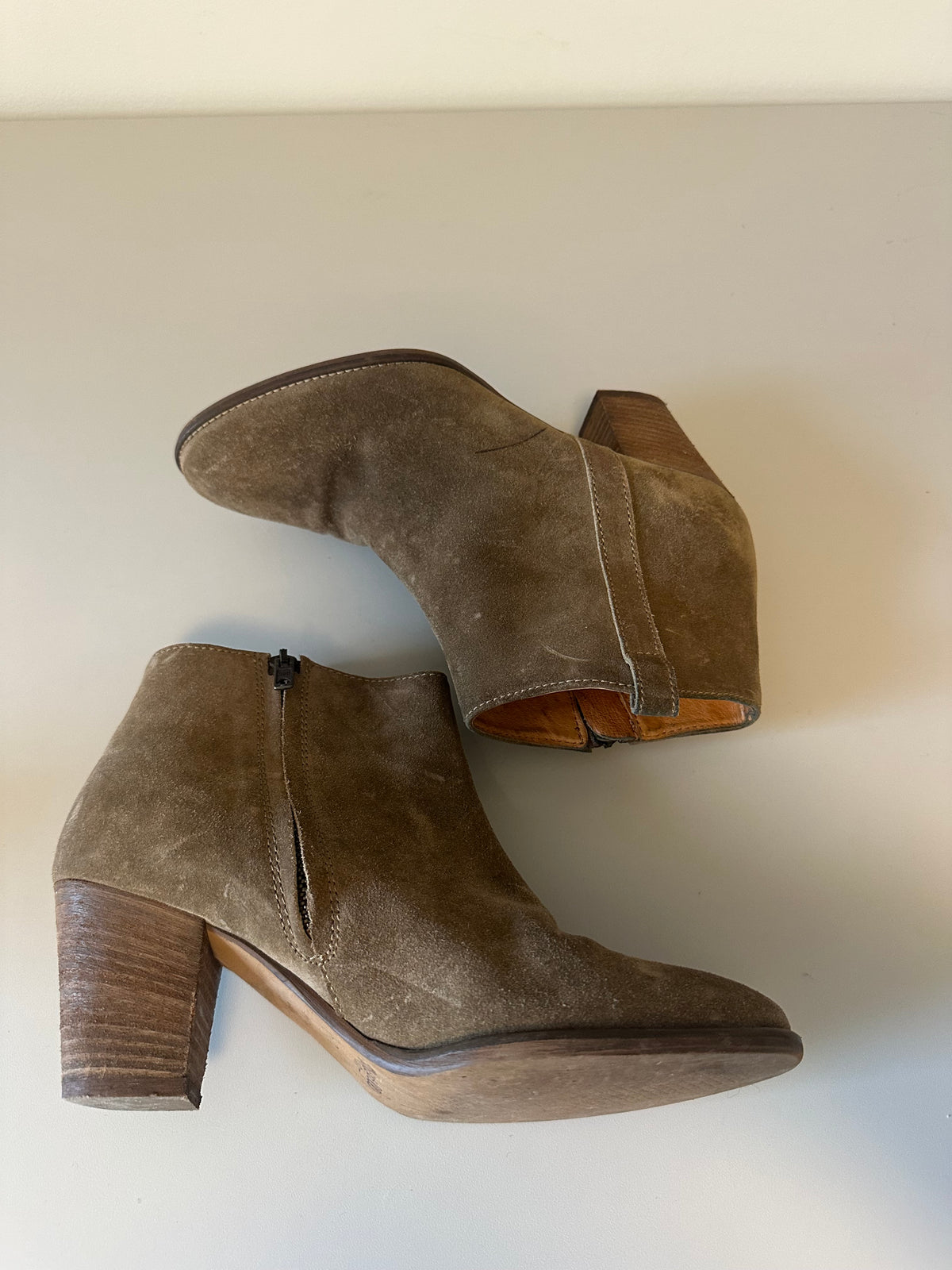 Madewell Brown Suede Ankle Boots | Size 7
