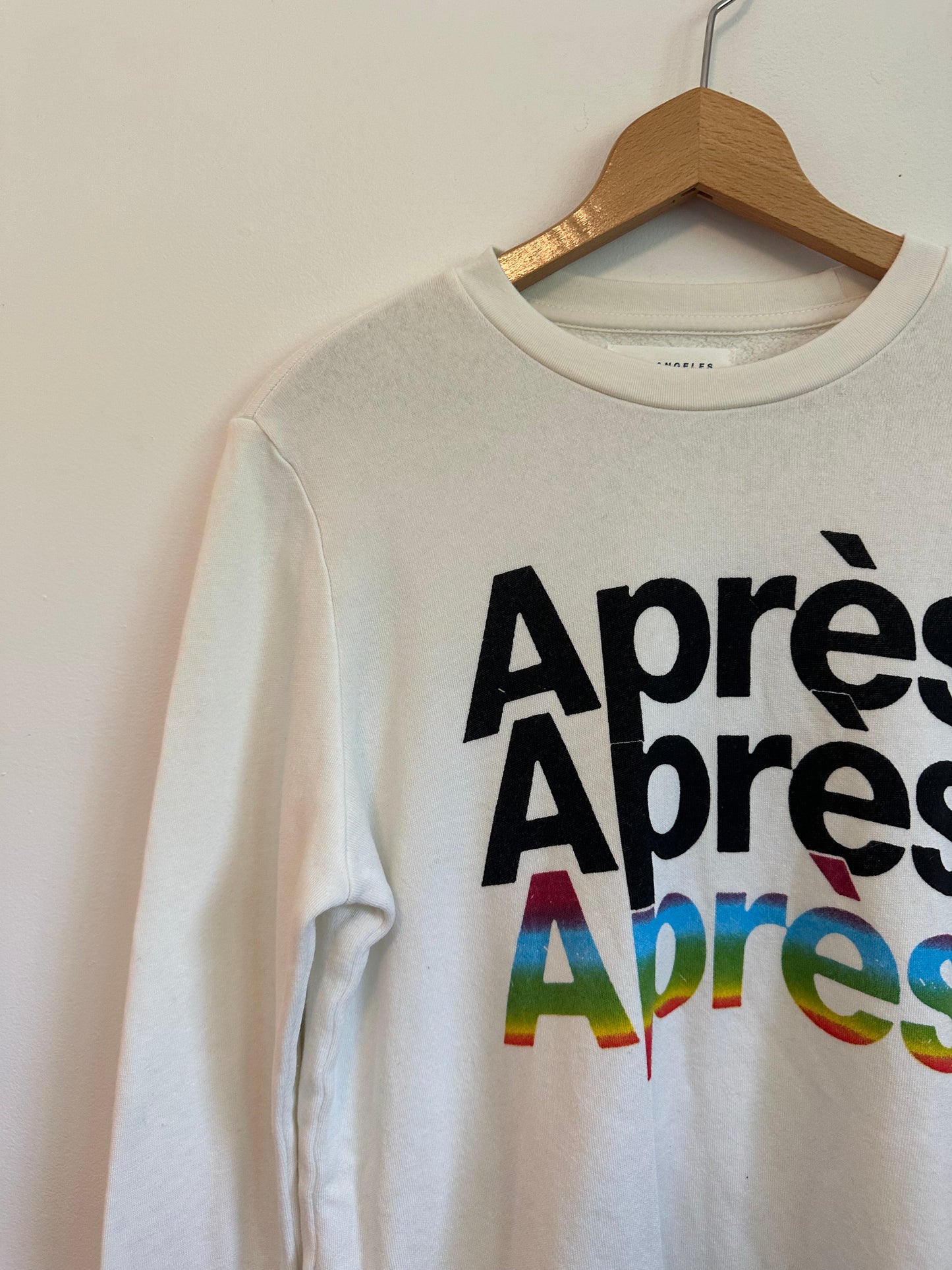 NWT Sol Angeles Apres Rainbow Graphic Sweatshirt | Size Medium