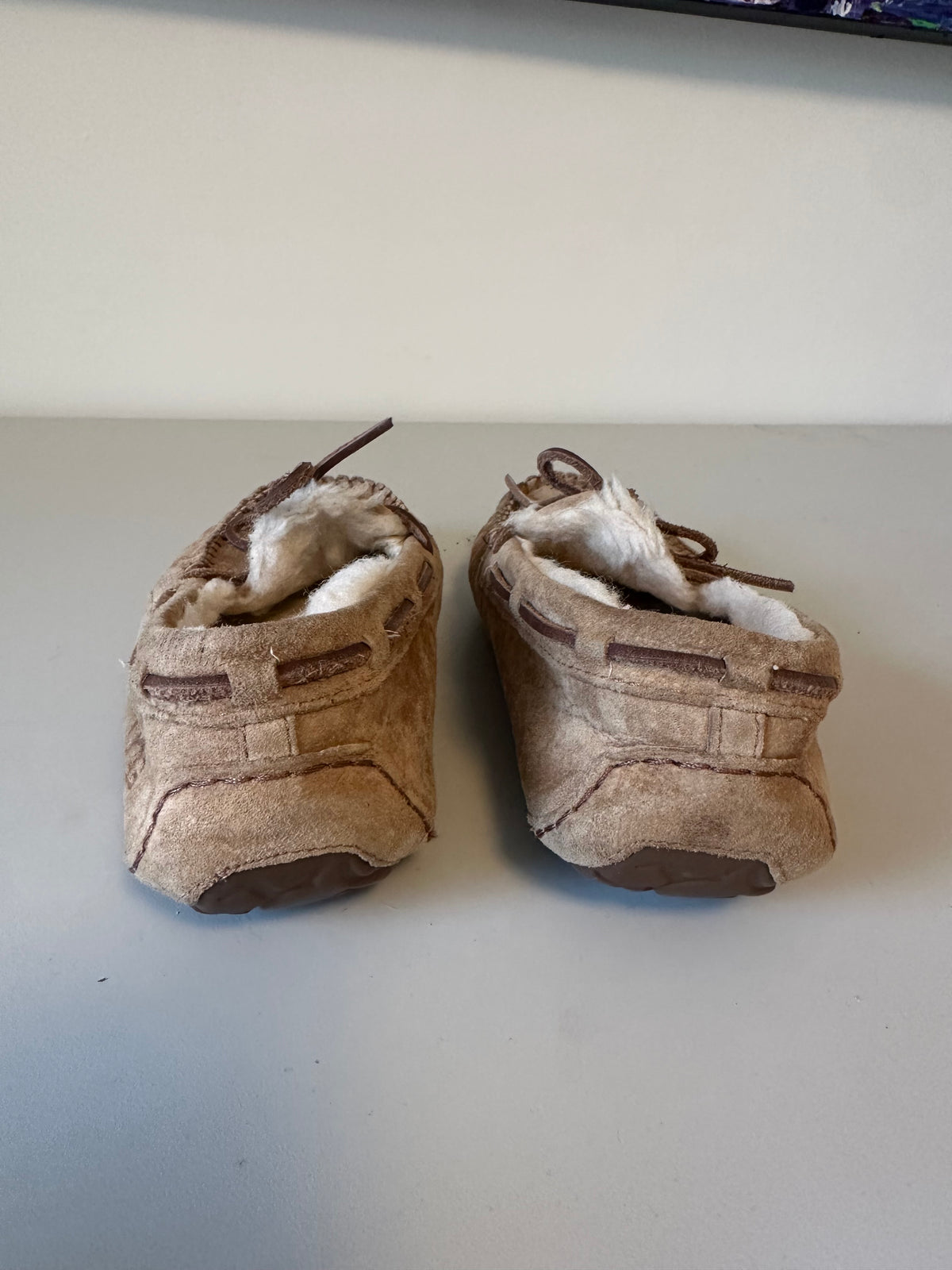 UGG Dakota Chestnut Suede Moccasin Slippers | Size 7