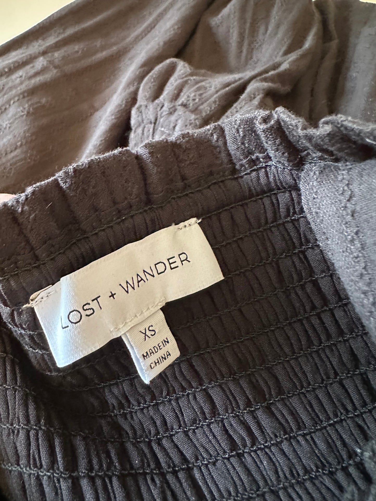 Lost + Wander Angel in Disguise Midi Dress in Black | Size XS