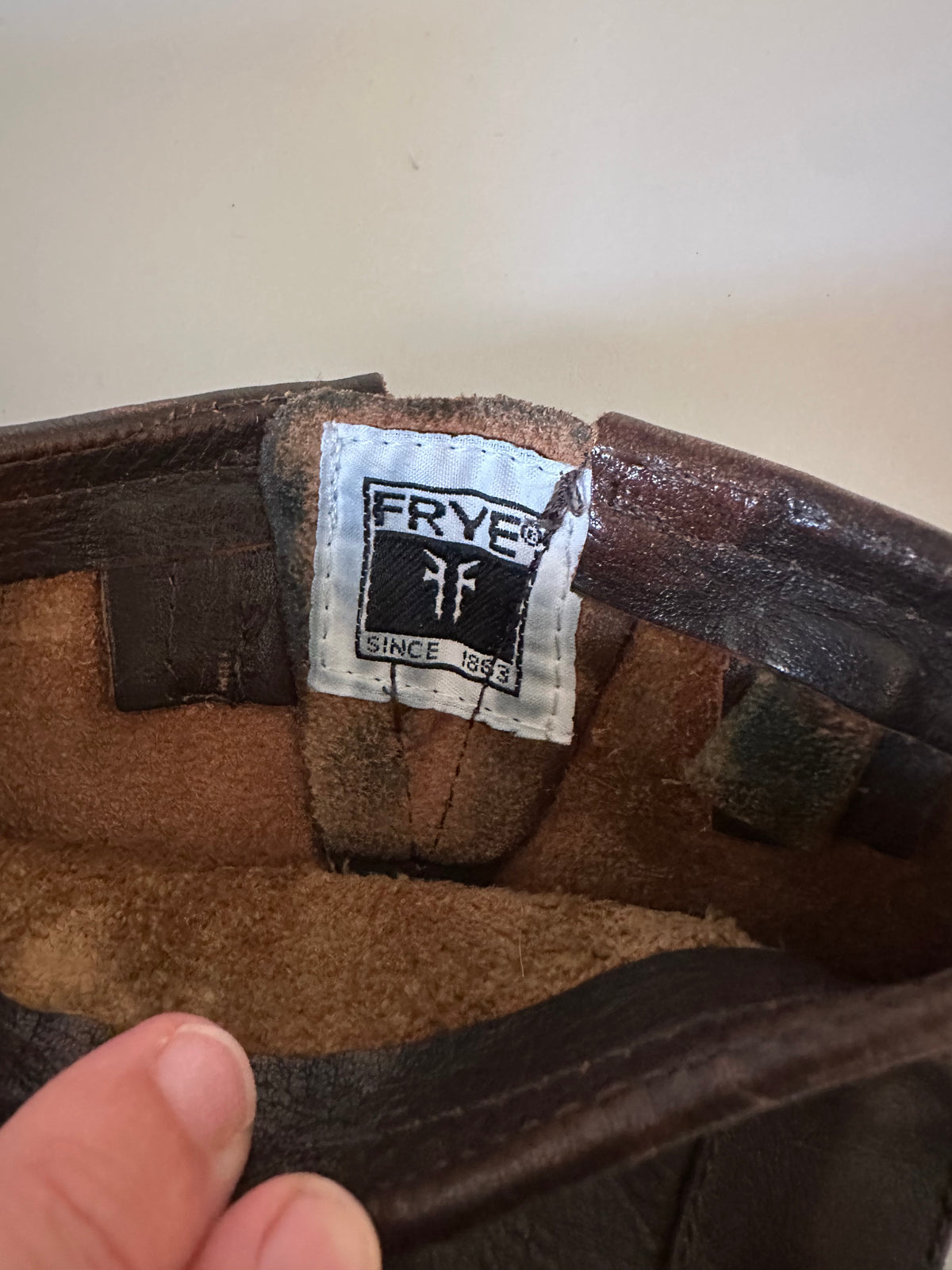 Frye Engineer 12R Boots in Dark Brown Leather | Size 7