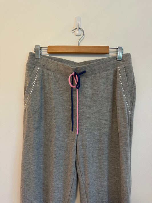 PJ Salvage C'Est La Vie Gray Heathered Jogger Loungewear Pants | Size Medium