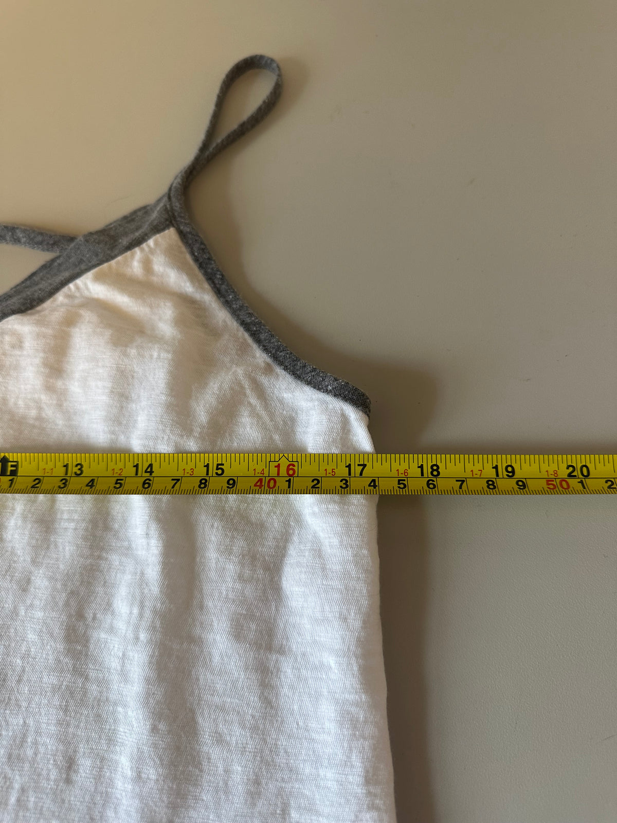Michael Stars Supima Cotton Slub Knit V-Neck Cami Tank Top in White | OS