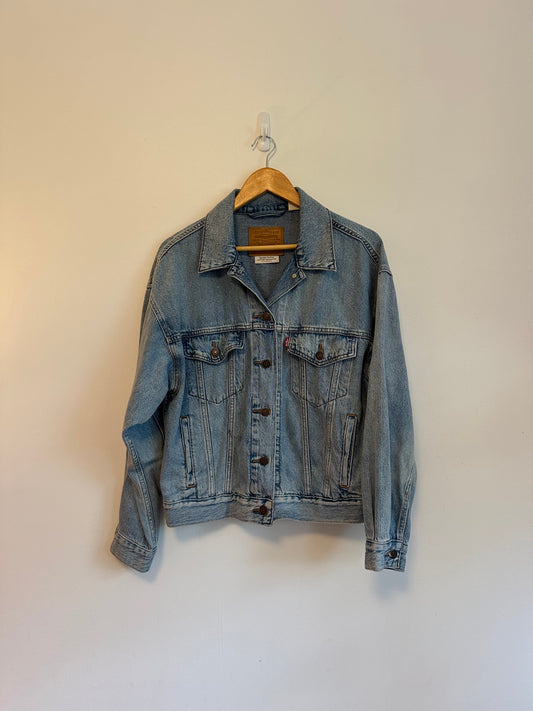 Levi's Premium Light Wash Denim Oversized Jean Jacket