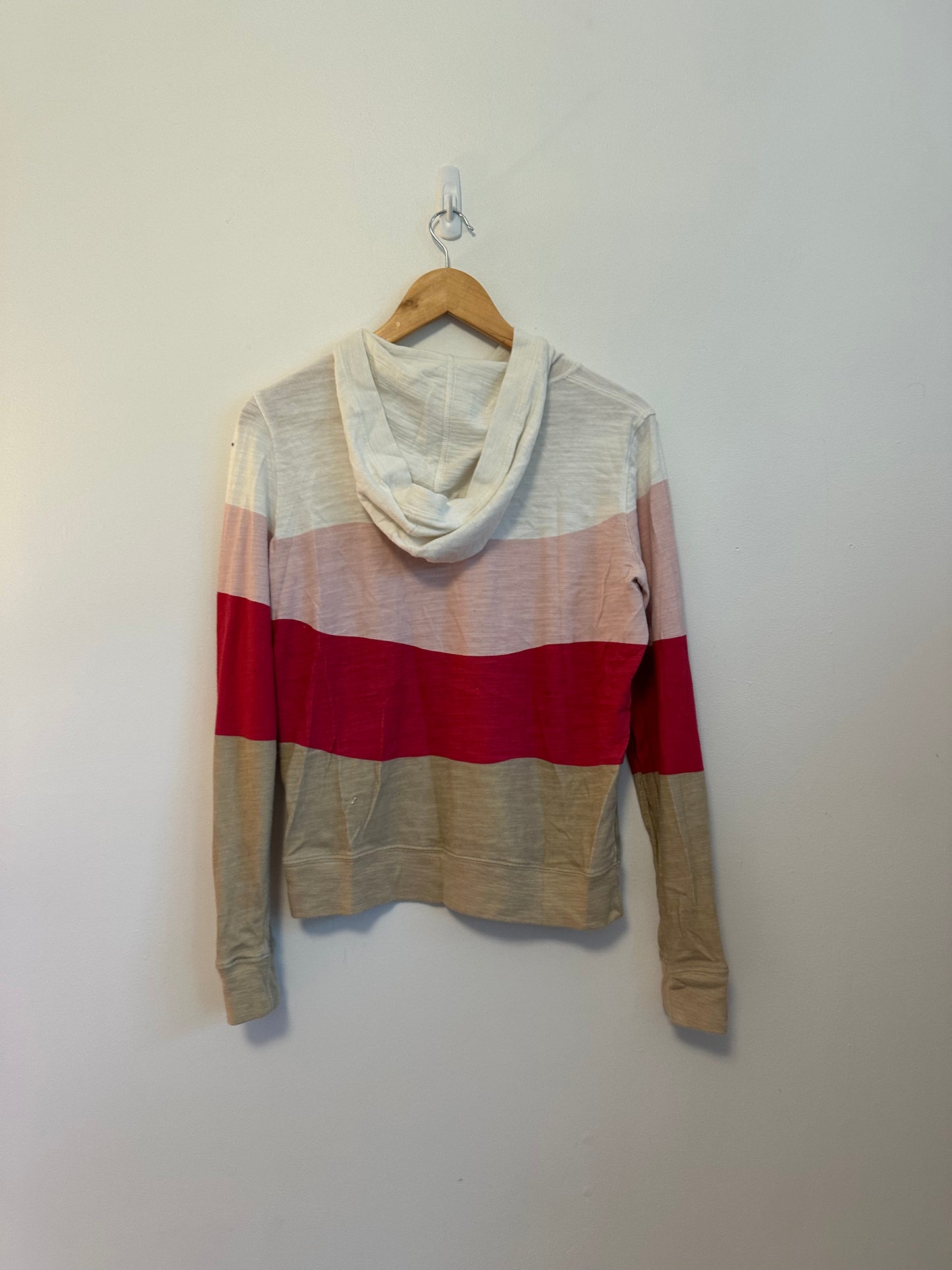 Faherty Sunset Stripe Organic Cotton Hoodie | Size Small