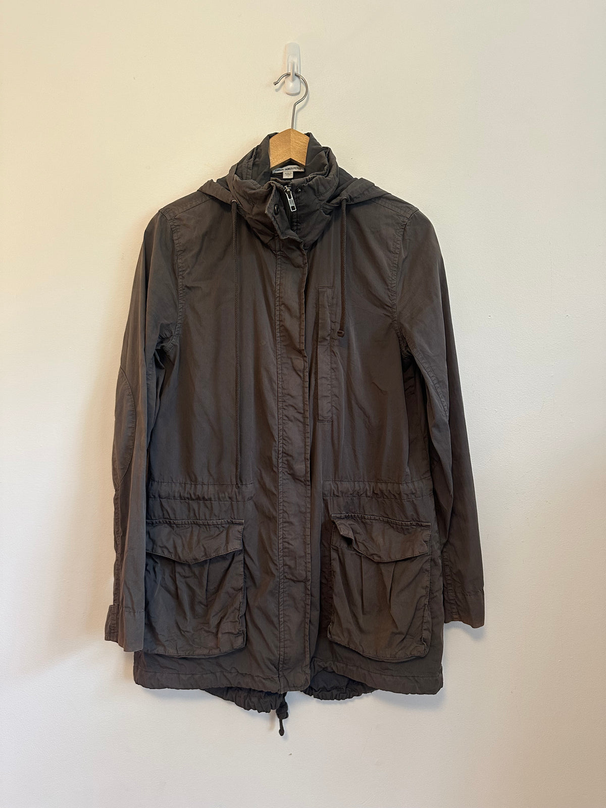 James Perse Standard Charcoal Gray Utility Jacket | Size 1 (Small)