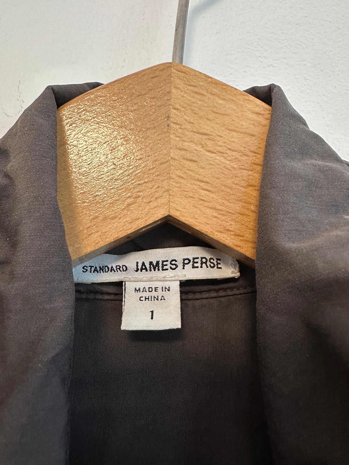 James Perse Standard Charcoal Gray Utility Jacket | Size 1 (Small)