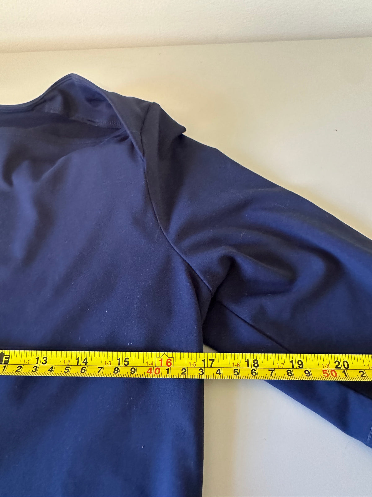 Ann Taylor Navy Blue Square Neck Elbow Sleeve Knit Top | Size Medium