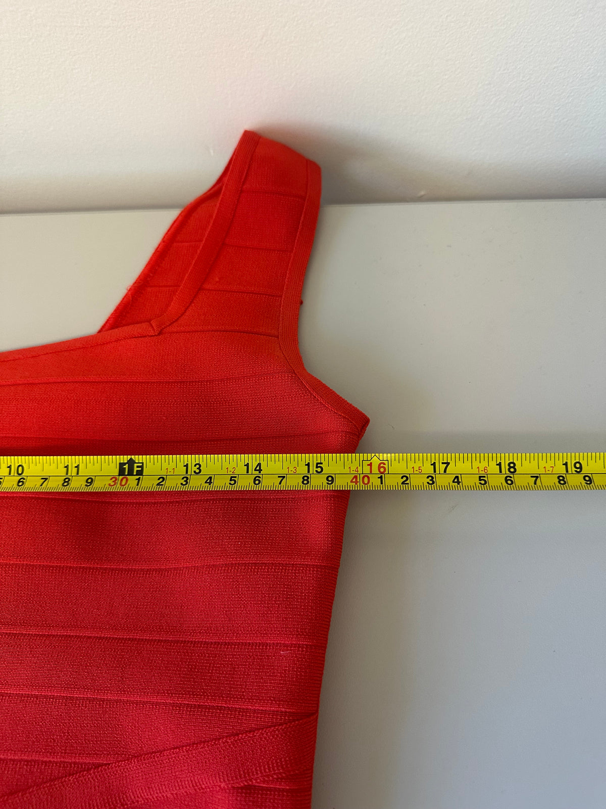 Dress The Population Red Bandage Bodycon Dress | Size Medium