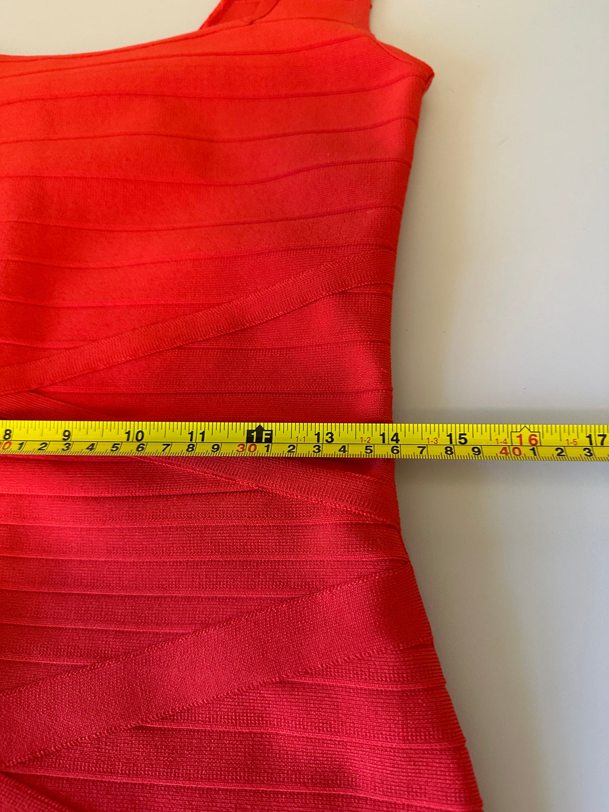 Dress The Population Red Bandage Bodycon Dress | Size Medium