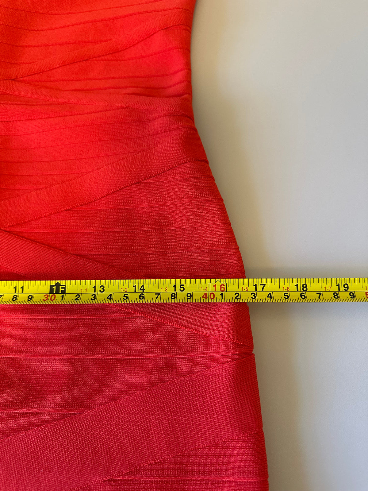 Dress The Population Red Bandage Bodycon Dress | Size Medium