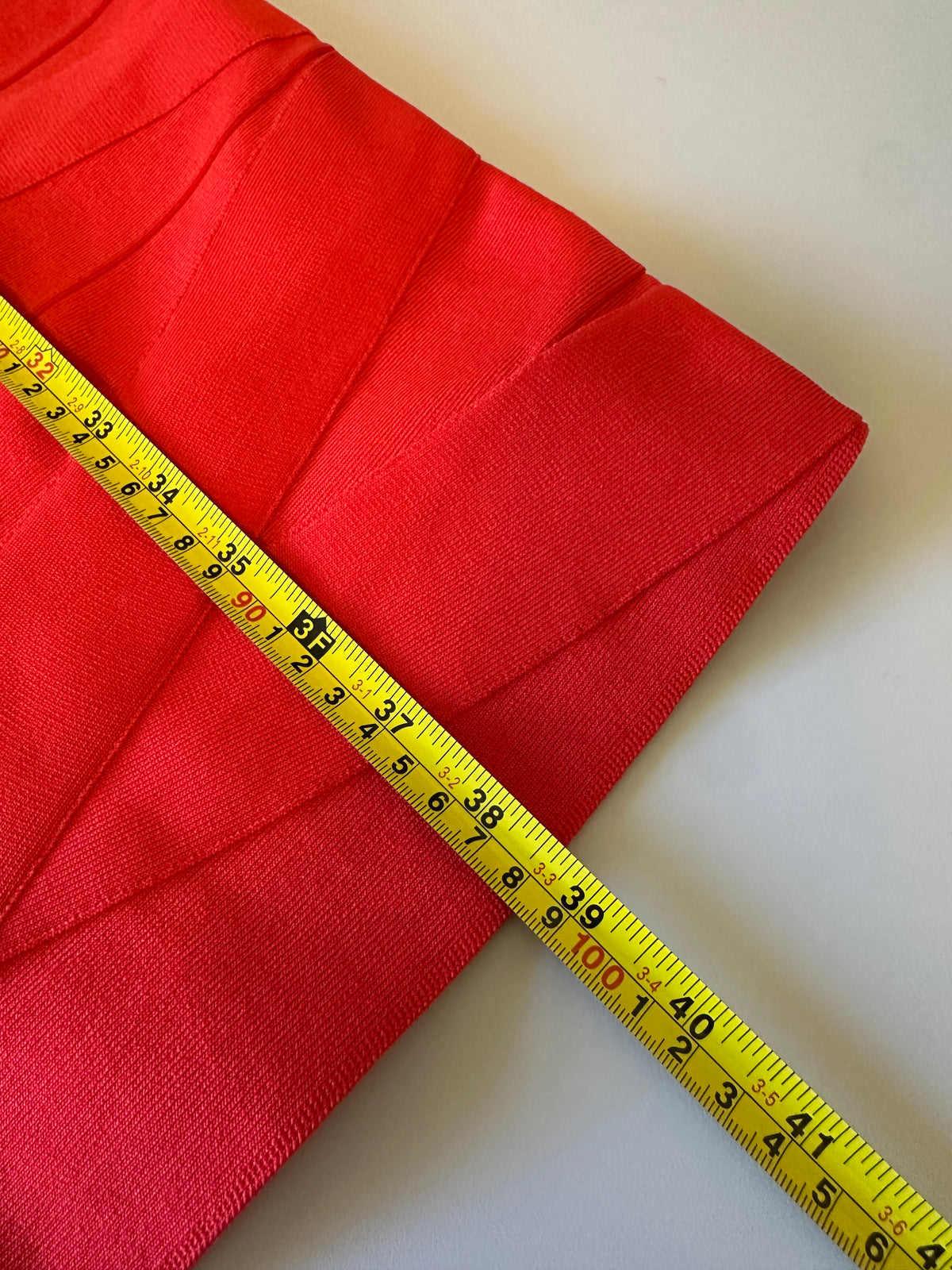 Dress The Population Red Bandage Bodycon Dress | Size Medium