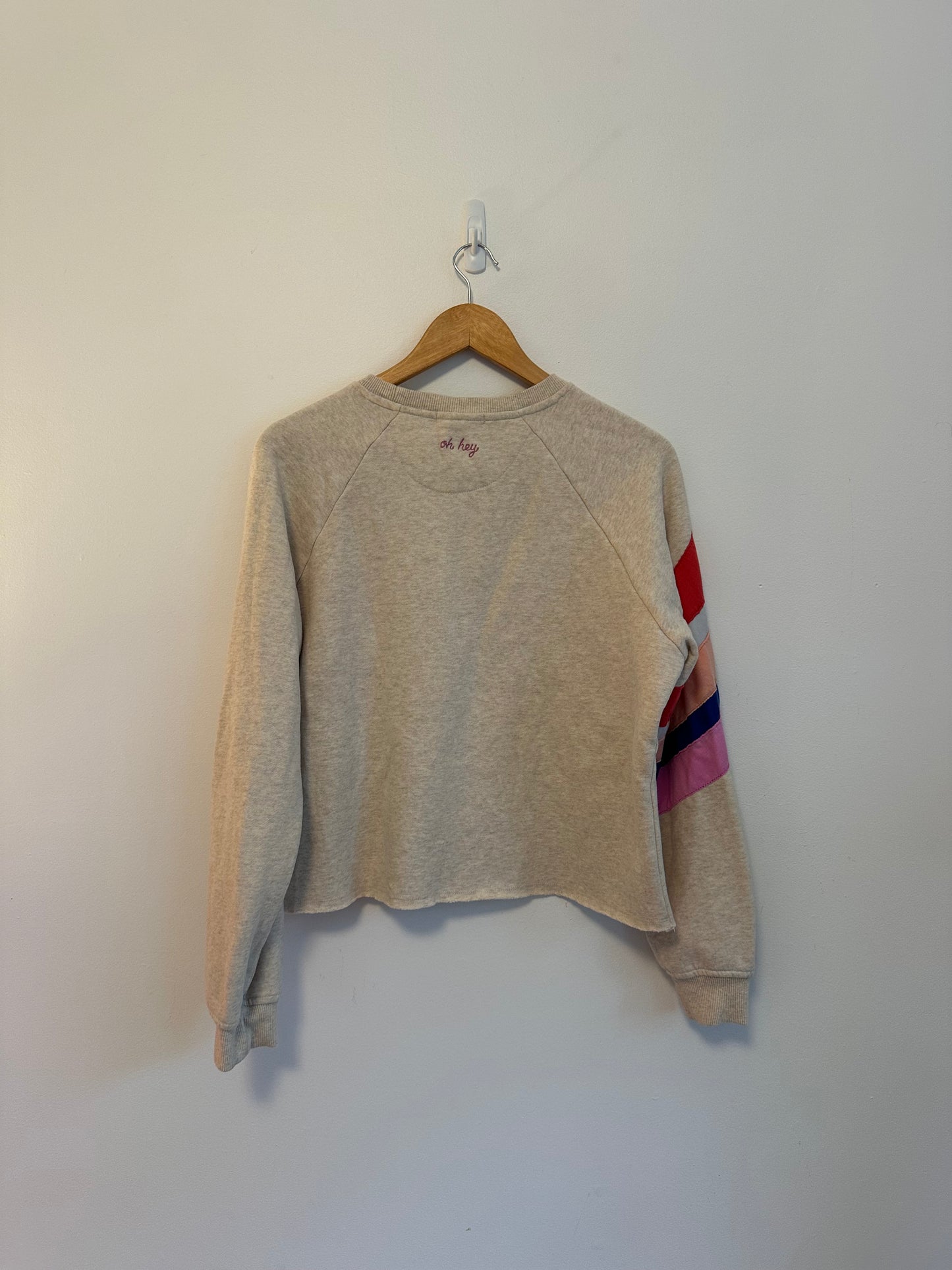 Marine Layer Archive Summit Rainbow Stripe Sweatshirt | Size Medium