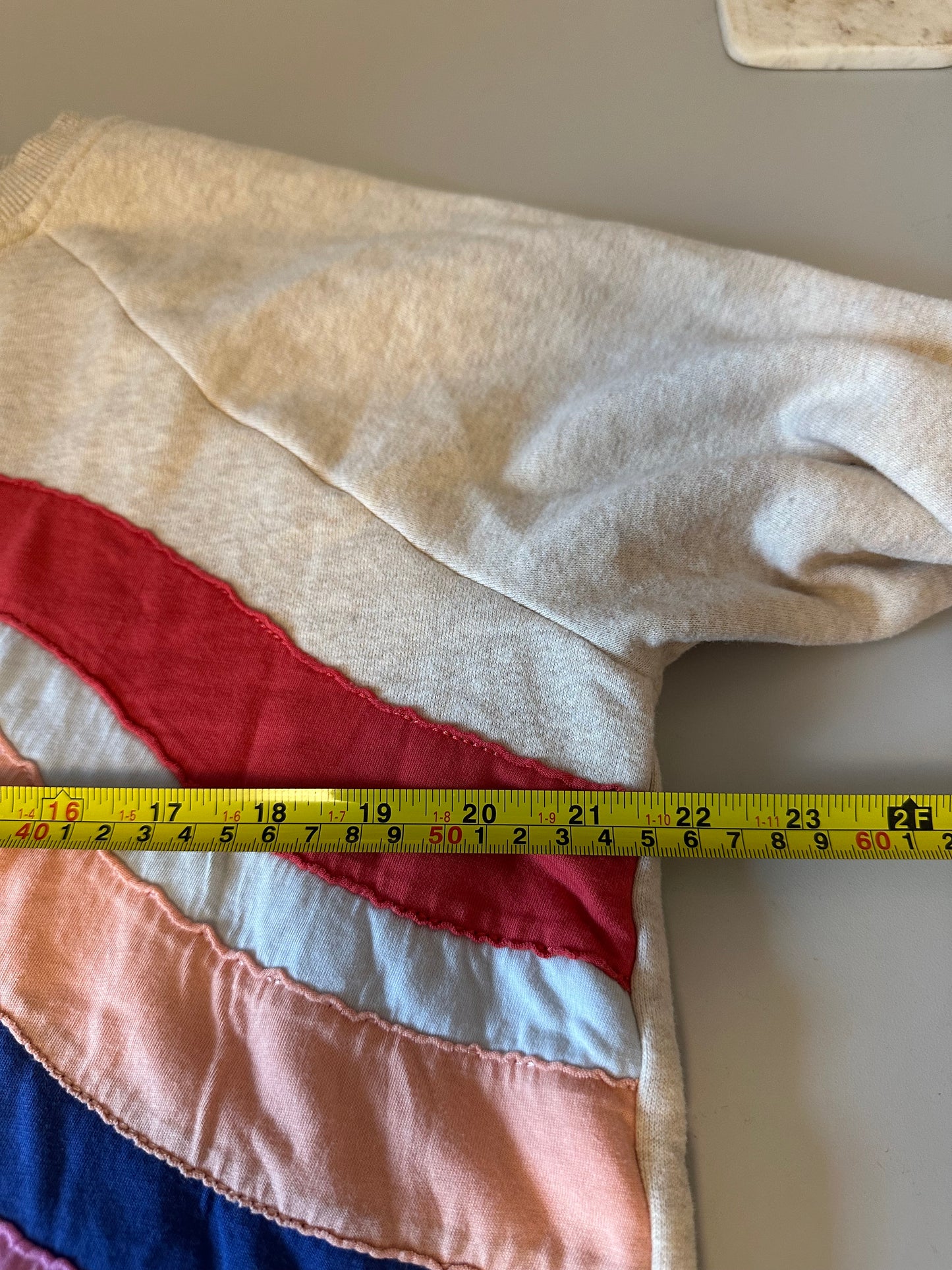 Marine Layer Archive Summit Rainbow Stripe Sweatshirt | Size Medium