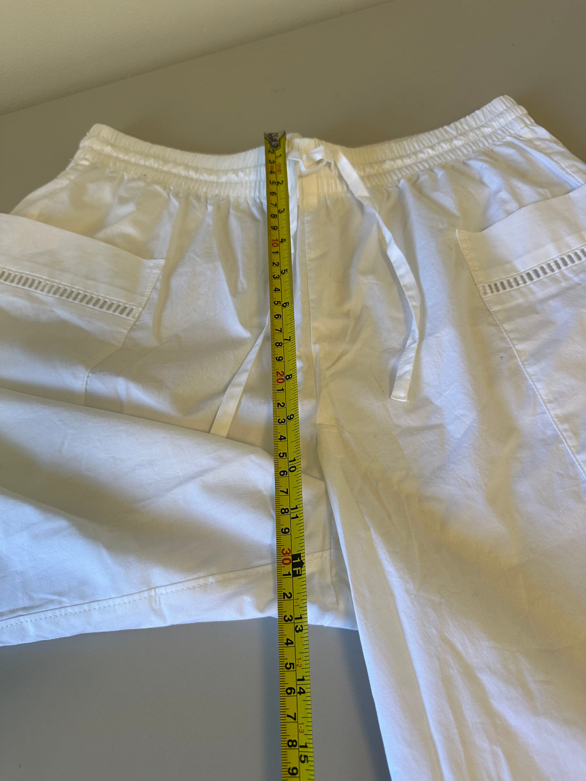 NWT Everlane Organic Cotton Wide Leg Pants in White | Size Medium