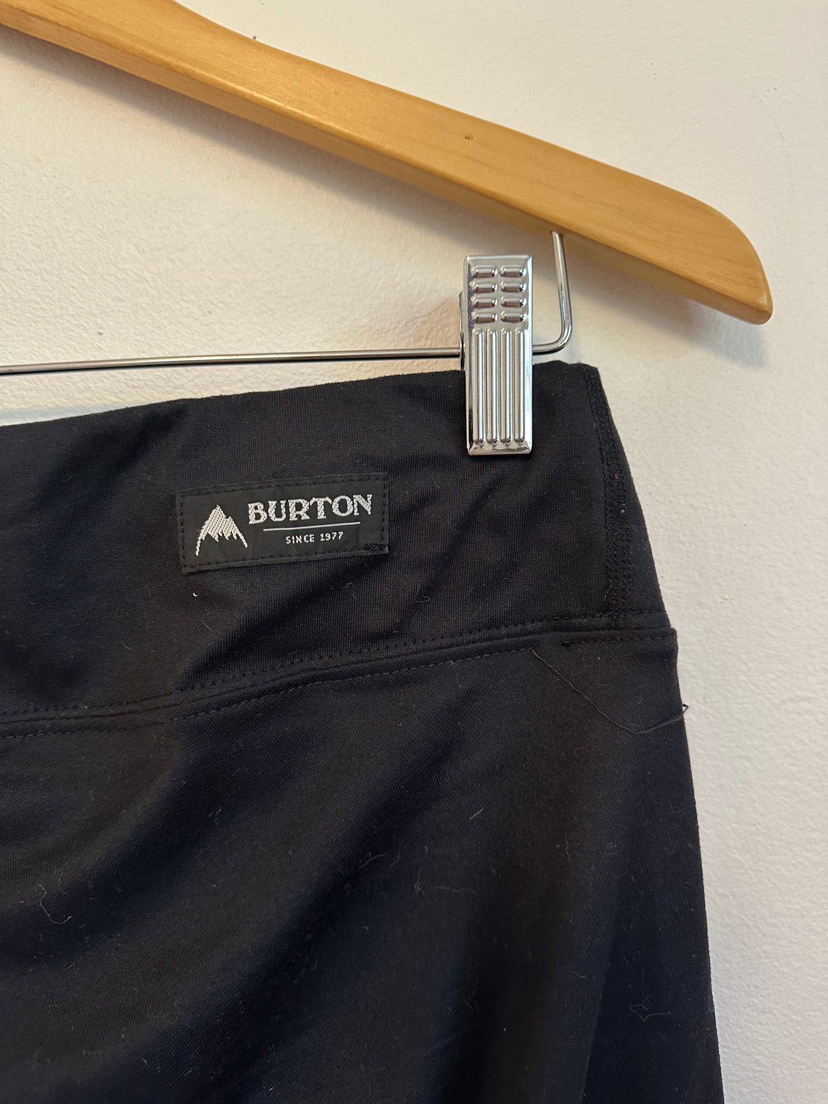 Burton Dryride Black Capri Base Layer Leggings | Size Medium