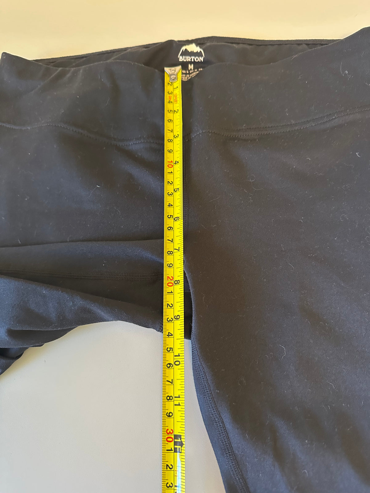 Burton Dryride Black Capri Base Layer Leggings | Size Medium