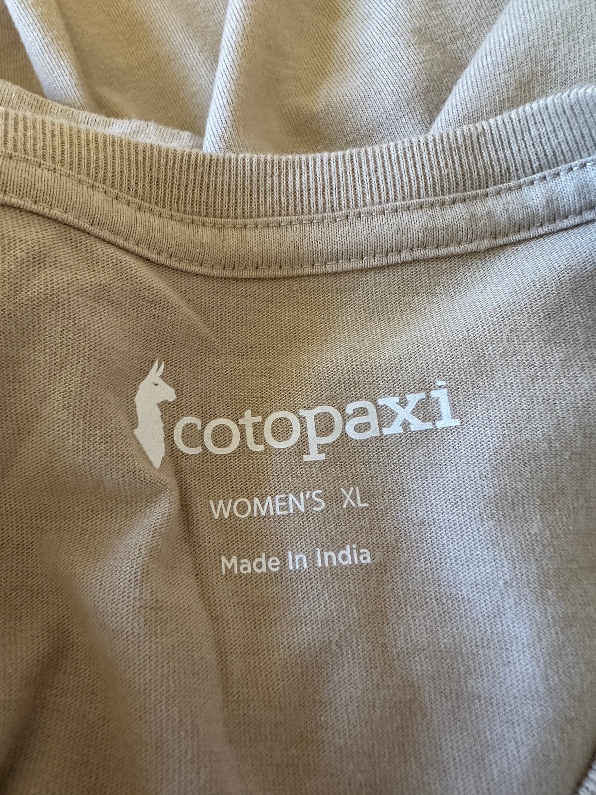 Cotopaxi Tan Desert Sun Graphic Relaxed Fit Boxy Short Sleeve T-Shirt | Size XL
