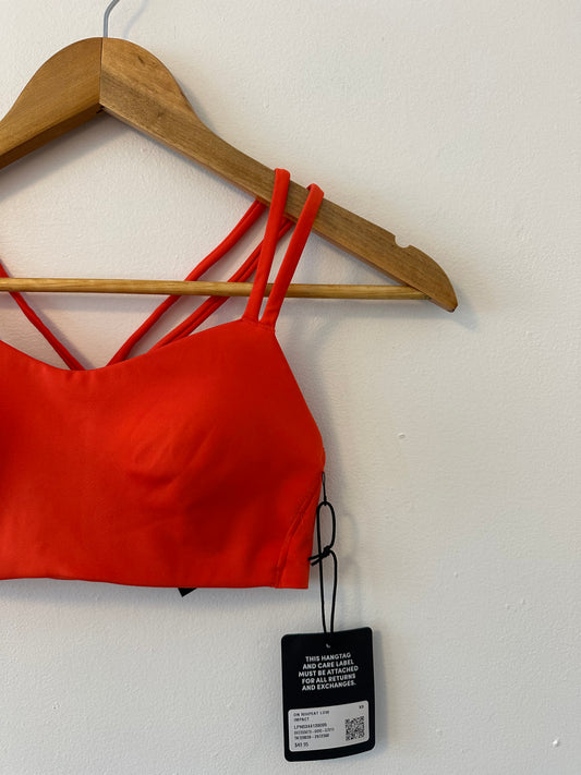 Savage X Fenty On Rihpeat Low-Impact Sports Bra in Fiesta Red | Size XS