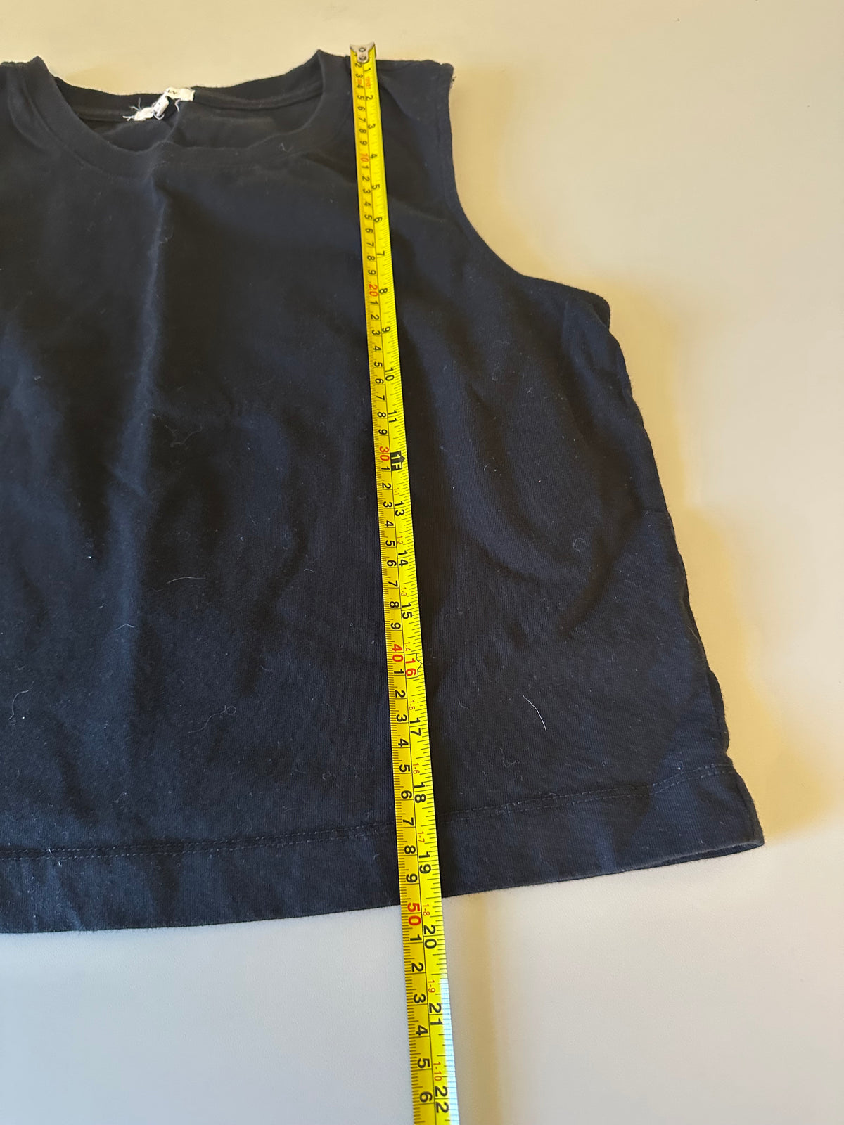 Z Supply Black Cotton Muscle Sleeveless Crew Neck Tank Top | Size Large