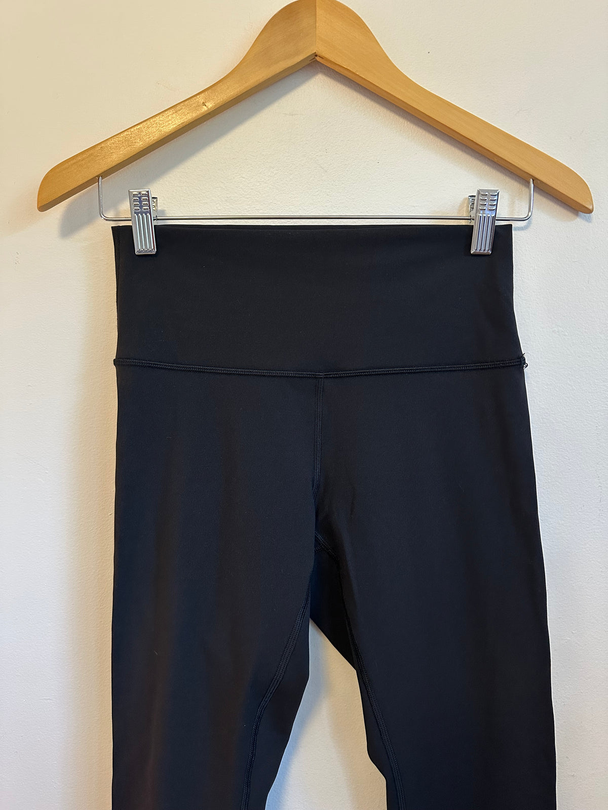 Lululemon Align High Rise Black Cropped Leggings | Size 6