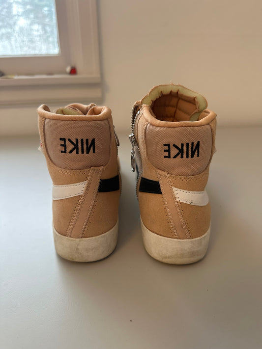 Nike Women's Blazer Mid Rebel Bio Beige Summit White Black | Size 9.5