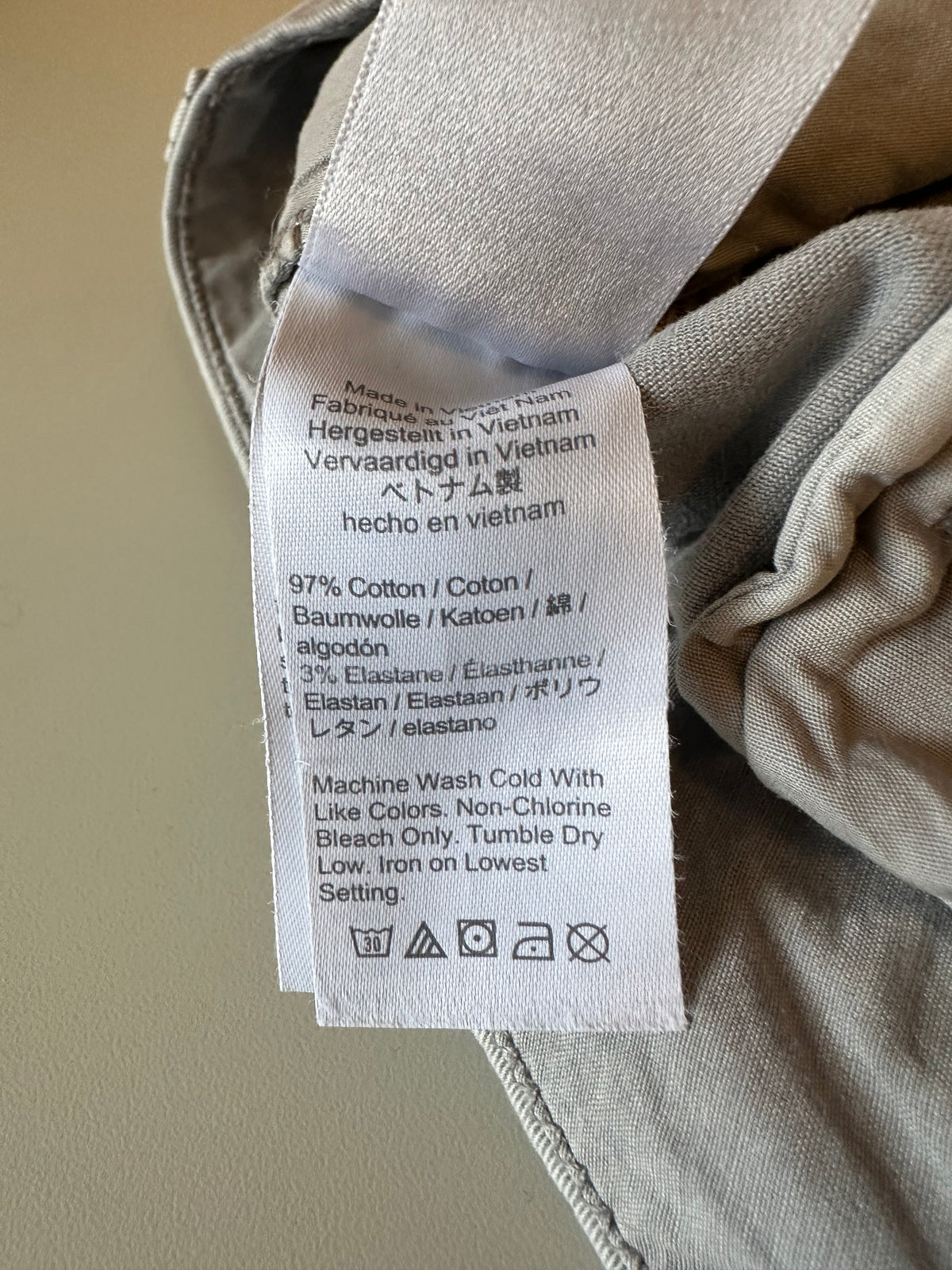 J. Crew Grey Stretch Cotton Chino Shorts | Size 2