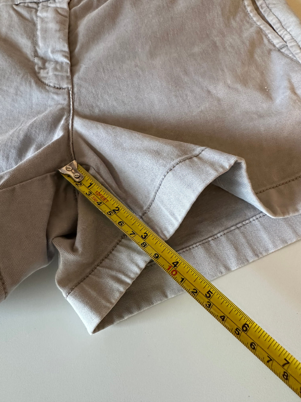 J. Crew Grey Stretch Cotton Chino Shorts | Size 2