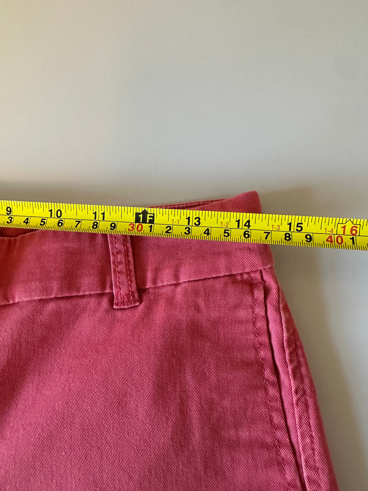 J. Crew Stretch Cotton Chino Shorts in Nantucket Red | Size 4