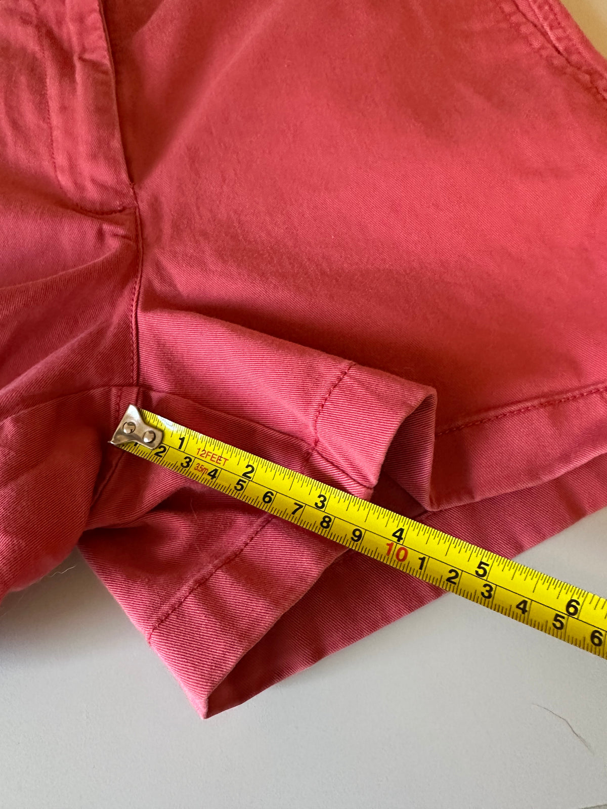 J. Crew Stretch Cotton Chino Shorts in Nantucket Red | Size 4