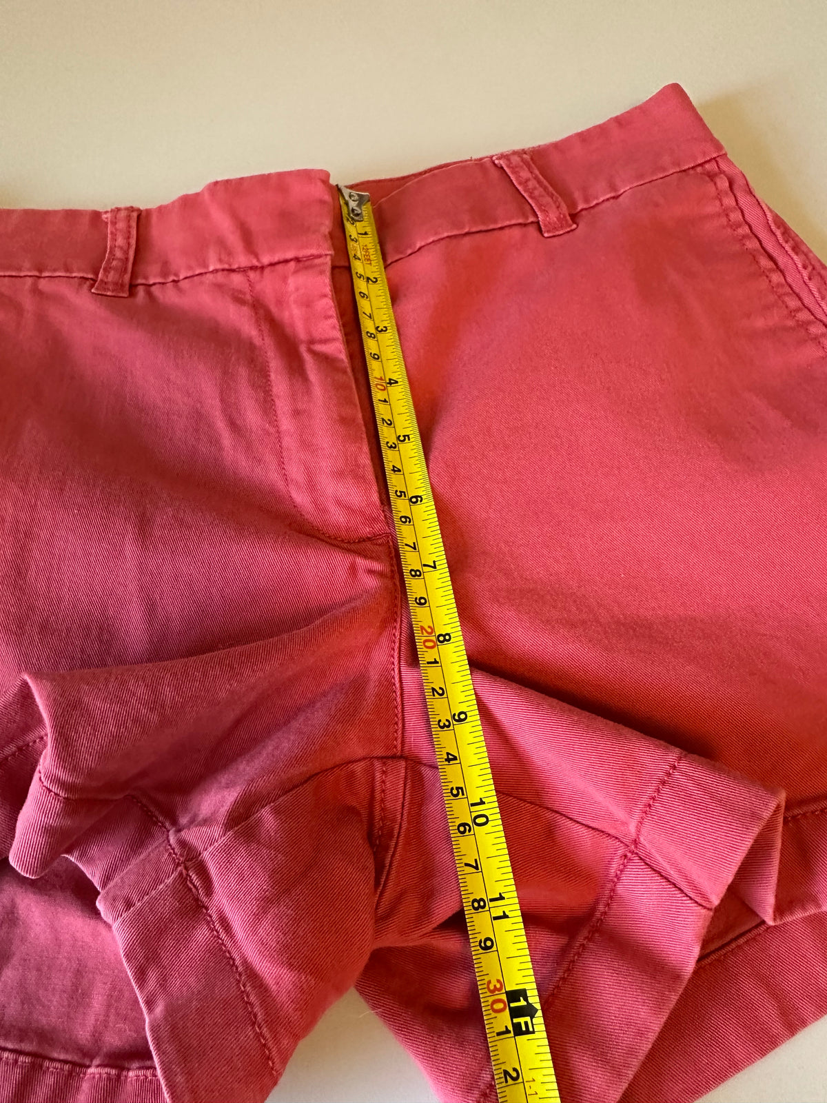 J. Crew Stretch Cotton Chino Shorts in Nantucket Red | Size 4