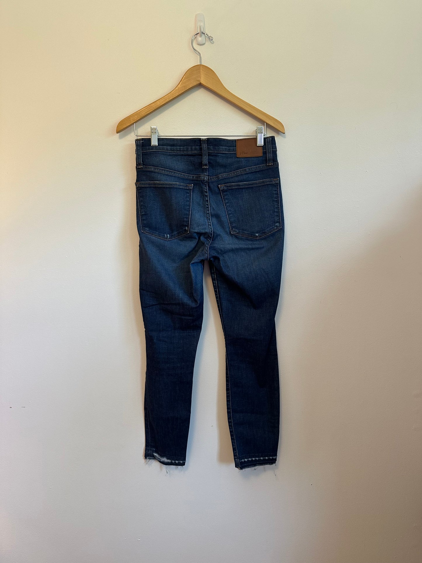 J. Crew Lookout High Rise Skinny Distressed Jeans | Size 28 Petite