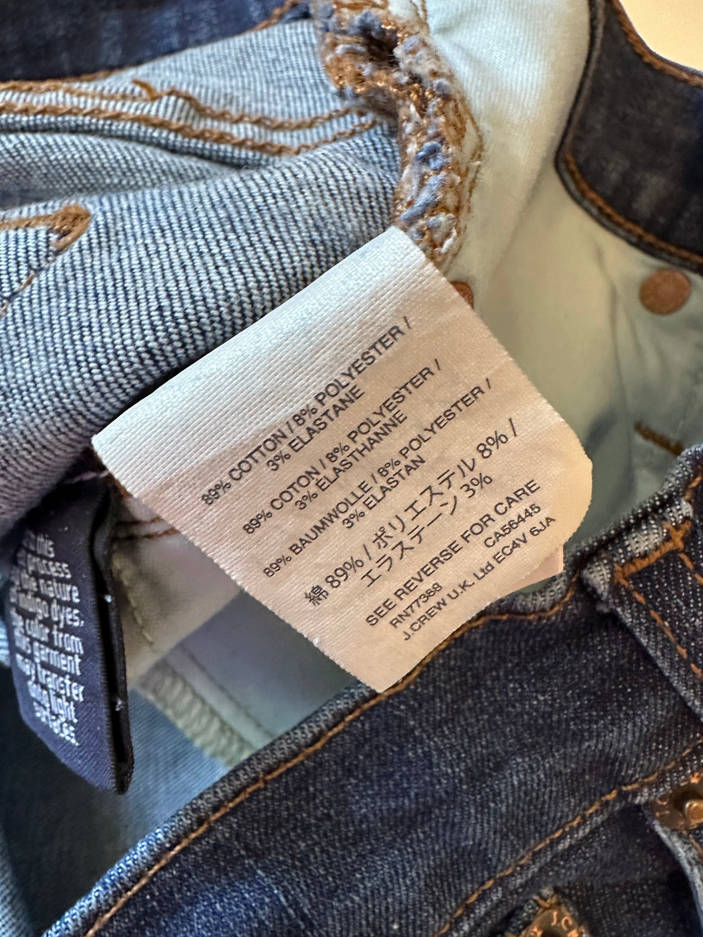 J. Crew Lookout High Rise Skinny Distressed Jeans | Size 28 Petite