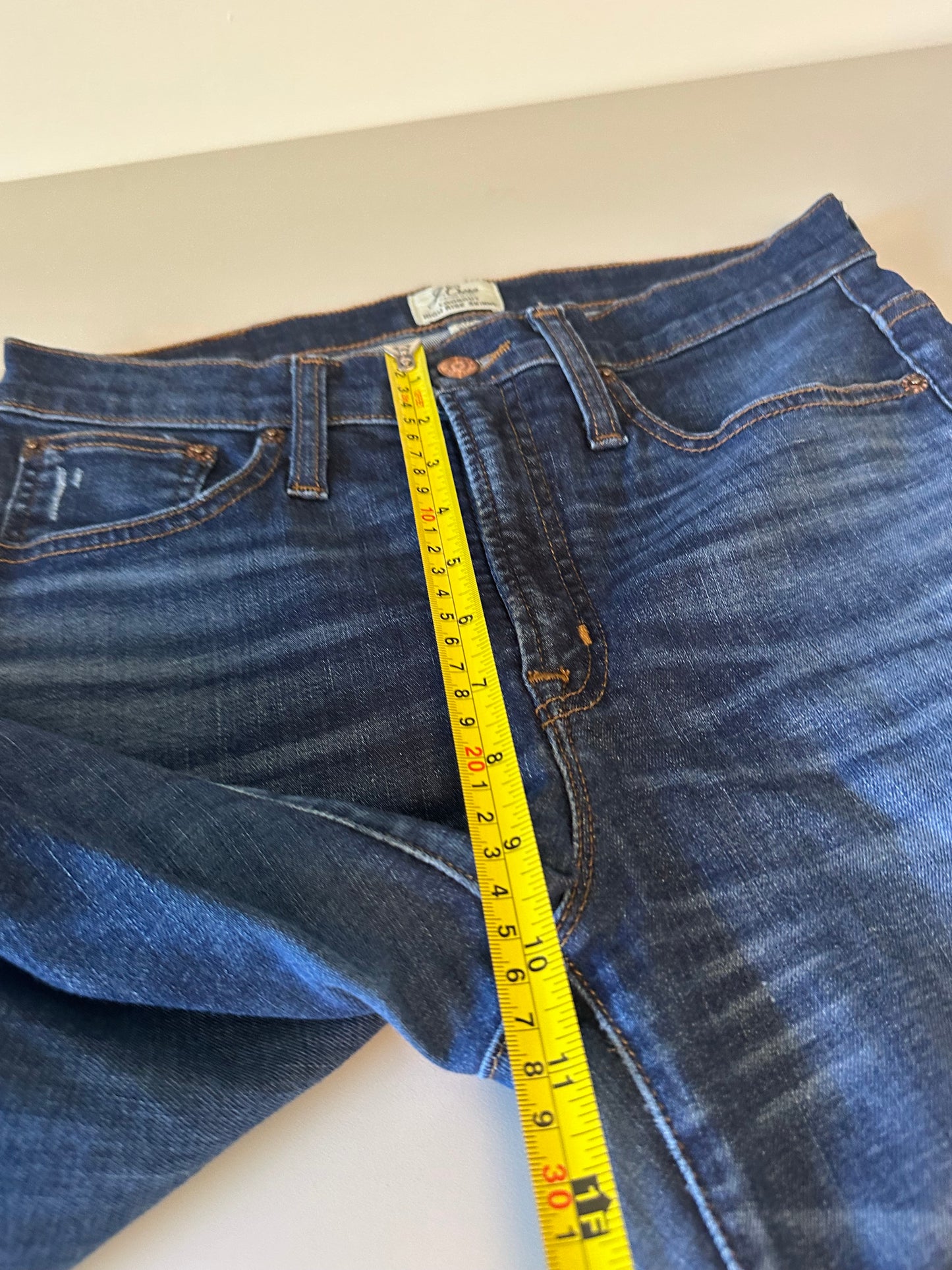 J. Crew Lookout High Rise Skinny Distressed Jeans | Size 28 Petite