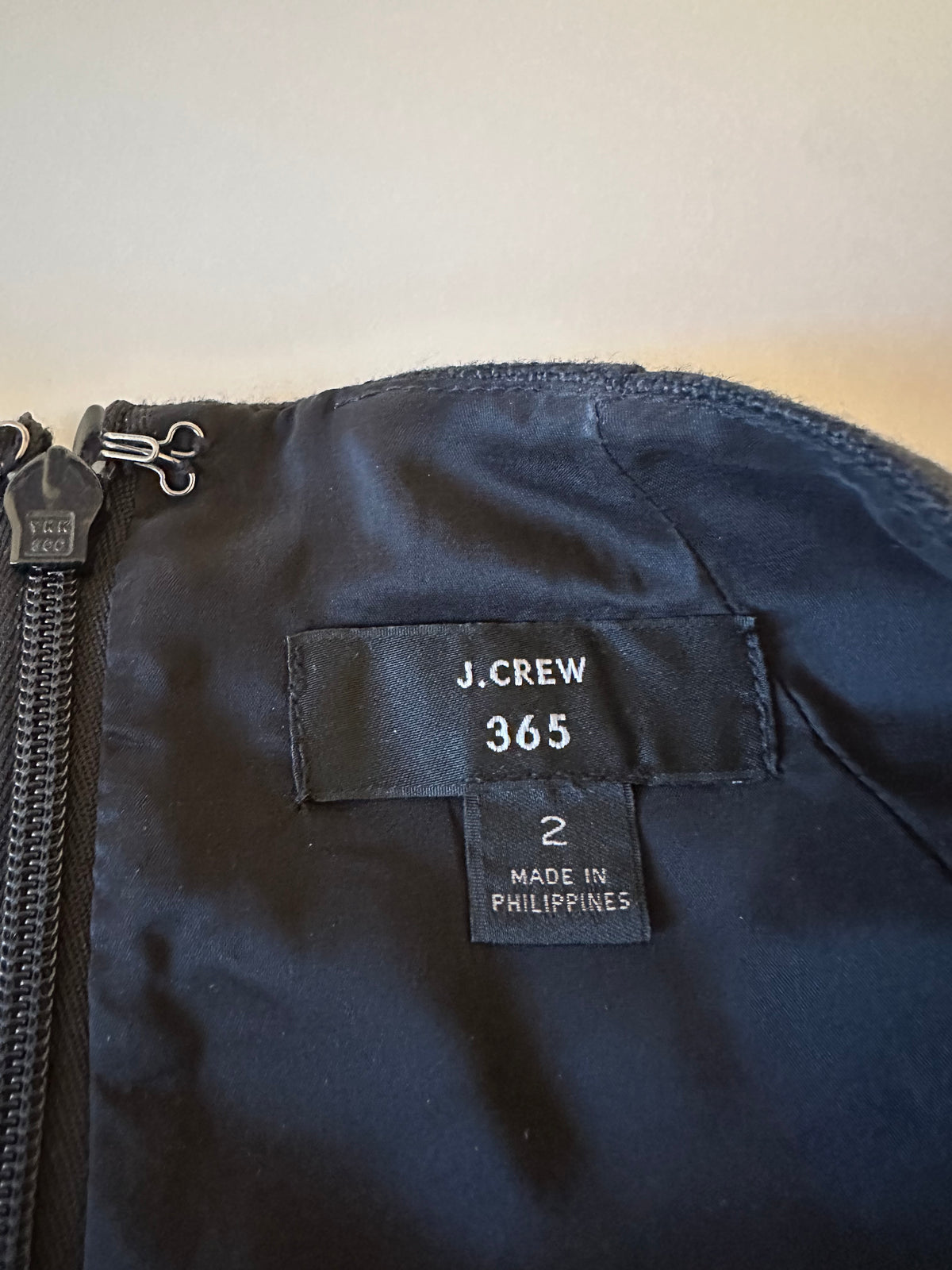 J. Crew Black Linen Sleeveless Fit and Flare Pleated Dress | Size 2