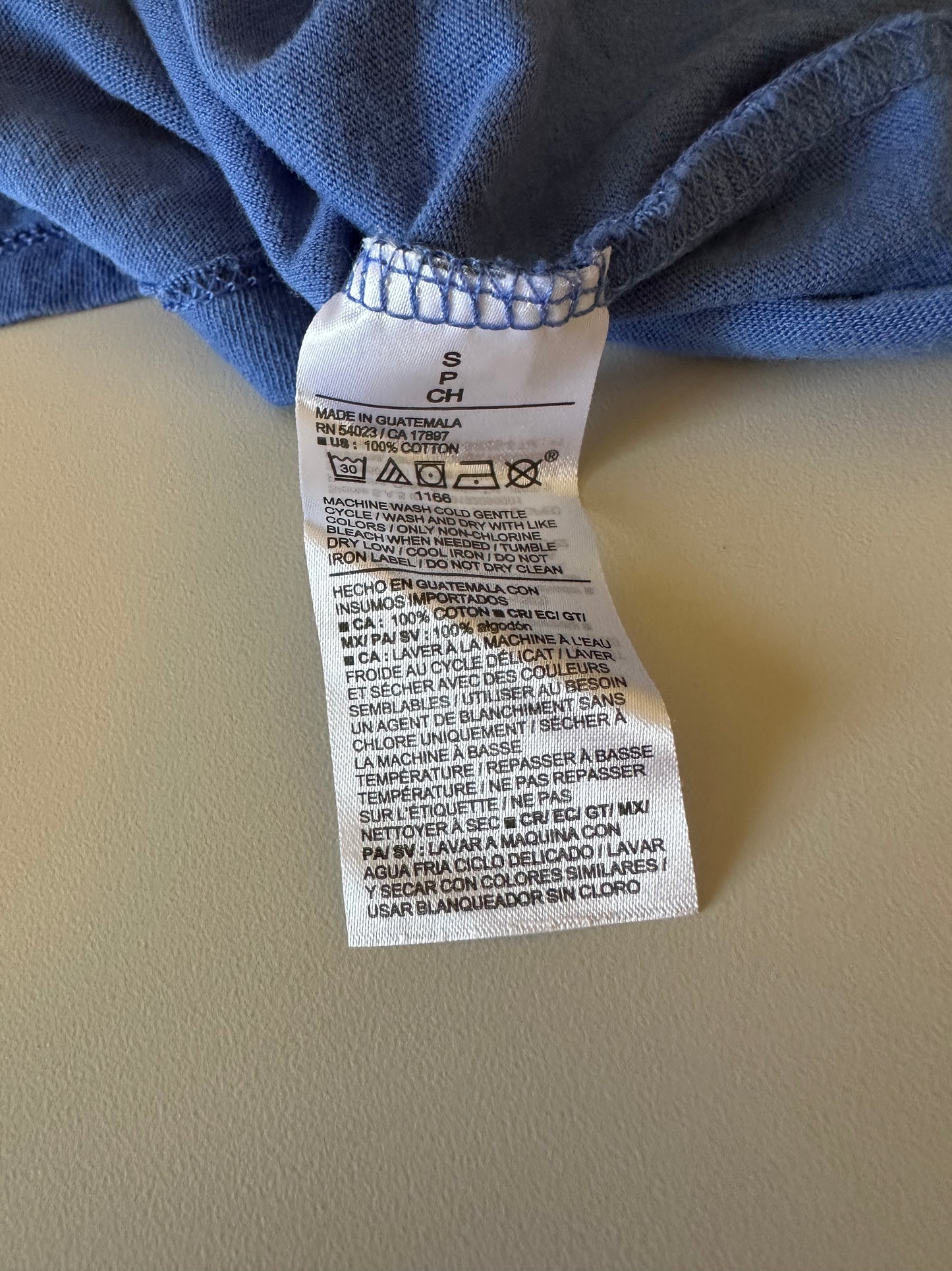 NWT Old Navy Blue Cotton Short Sleeve Crewneck T-Shirt | Size Small